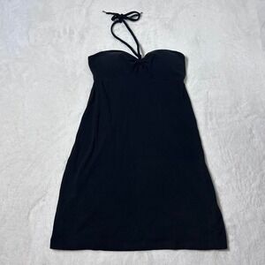 Tommy Bahama black halter neck mini dress Size S #holidayvibes #summerdress